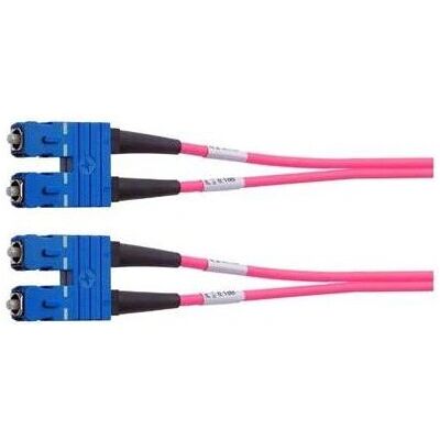 Telegärtner L00880C0010 OM3 Dubbelfiberoptisk Kabel - 1m - Svart, Blå, Rosa Telegärtner L00880C0010 OM3 Dubbelfiberoptisk Kabel - 1m - Svart, Blå, Rosa