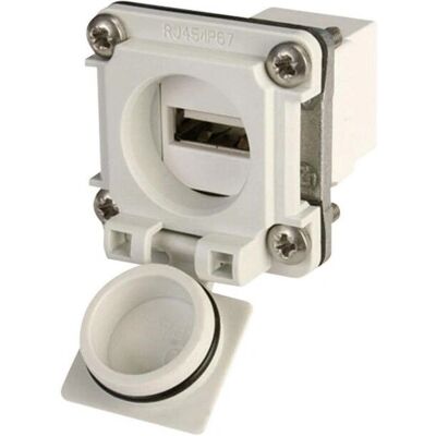 Telegärtner J00020A0480 Connettore grigio chiaro USB 2.0 - Connettore Telegärtner J00020A0480 Connettore grigio chiaro USB 2.0 - Connettore