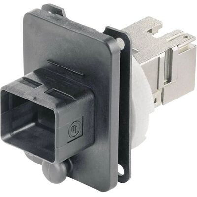Telegaertner J80020A0005 IP67 RJ45 Connector - Zwart Telegaertner J80020A0005 IP67 RJ45 Connector - Zwart