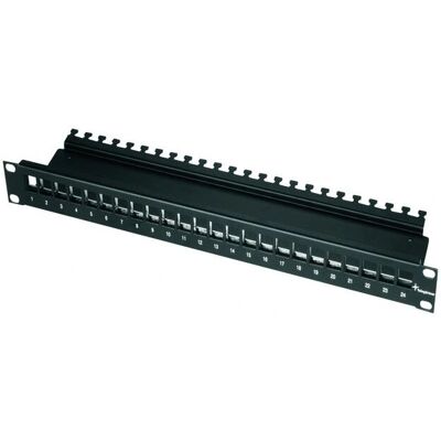 Panel de parcheo CAT 6A de 24 puertos Telegärtner H02025A0220 - Montaje en rack 1U Panel de parcheo CAT 6A de 24 puertos Telegärtner H02025A0220 - Montaje en rack 1U