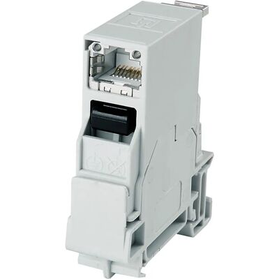 Telegaertner J80023A0001 Netzwerksockel - 8P8C Hellgrau Telegaertner J80023A0001 Netzwerksockel - 8P8C Hellgrau