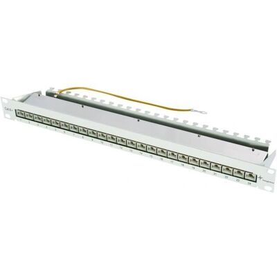 Telegärtner MPP24-HS K Panneau de Patch - 24 Ports, Gris Clair - Publicité Telegärtner MPP24-HS K Panneau de Patch - 24 Ports, Gris Clair - Publicité