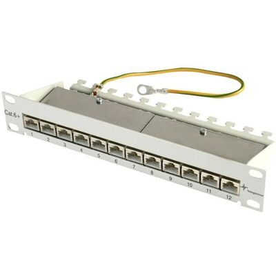 Telegärtner J02022A0057 Panel di Connessione Grigio 12 Porte - Patch Panel Telegärtner J02022A0057 Panel di Connessione Grigio 12 Porte - Patch Panel