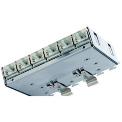 Telegärtner J02021A0055 Patch Panel - 6 Portar Kategori 6A för DIN-skena Telegärtner J02021A0055 Patch Panel - 6 Portar Kategori 6A för DIN-skena