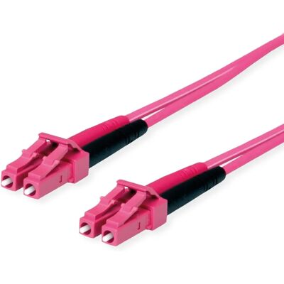 Telegärtner fiberoptisk kabel - OM4 multimode - 5 m - lila - LC Duplex - Data-kabel Telegärtner fiberoptisk kabel - OM4 multimode - 5 m - lila - LC Duplex - Data-kabel