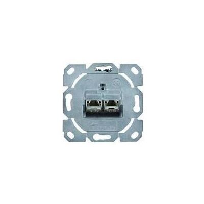 Telegärtner J00020A0510 - Presa di rete 2 x RJ-45 - Argento - Uscita di rete Telegärtner J00020A0510 - Presa di rete 2 x RJ-45 - Argento - Uscita di rete