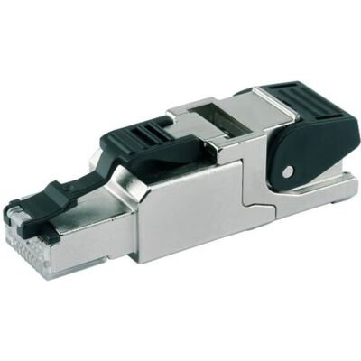 Telegärtner J00026A2003 Wire Connector - RJ45, Black, Steel Telegärtner J00026A2003 Wire Connector - RJ45, Black, Steel