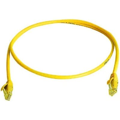 Câble réseau Telegärtner Jaune Cat6 U/UTP 2m - Publicité Câble réseau Telegärtner Jaune Cat6 U/UTP 2m - Publicité