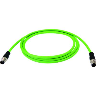 Telegärtner - STX M12x1-M12x1 VL D-kod. Cat5 SFUTP-A1000 - Vert - 10 m - Networking Cable Telegärtner - STX M12x1-M12x1 VL D-kod. Cat5 SFUTP-A1000 - Vert - 10 m - Networking Cable