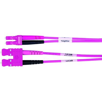 Câble à fibre optique violet Telegärtner L00890A0111 - Duplex 1m Câble à fibre optique violet Telegärtner L00890A0111 - Duplex 1m