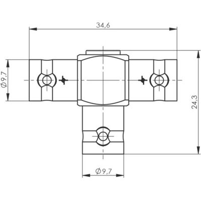 Telegärtner J01005A0010 BNC Female Connector - RF 75Ω Telegärtner J01005A0010 BNC Female Connector - RF 75Ω