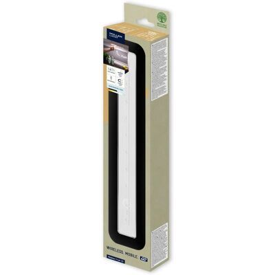 Müller-Licht Mobina Push LED Lamp - Adjustable Timer, Battery, Black Müller-Licht Mobina Push LED Lamp - Adjustable Timer, Battery, Black