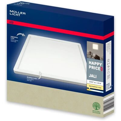 Müller-Licht LED Panel Light - Square, 18W, Warm White, 29x29cm Müller-Licht LED Panel Light - Square, 18W, Warm White, 29x29cm