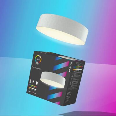 Müller MLI 404120 Malea - gris - 40 cm - RGBW - Luce de techo Müller MLI 404120 Malea - gris - 40 cm - RGBW - Luce de techo