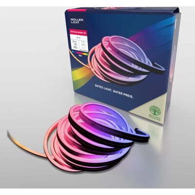 Müller Licht - RGB LED-Streifen 3m Outdoor mit Musiksensor - IP44 Müller Licht - RGB LED-Streifen 3m Outdoor mit Musiksensor - IP44