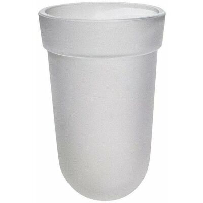 Emco Modèle 121500090 Verre en cristal satiné - Accessoire pour ensemble de brosse WC - Publicité Emco Modèle 121500090 Verre en cristal satiné - Accessoire pour ensemble de brosse WC - Publicité