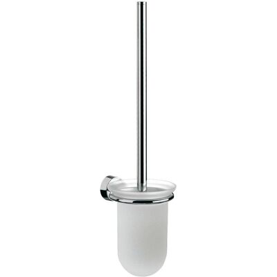 EMCO Toilet Brush Set Satin Glass - Toilet Brush Set EMCO Toilet Brush Set Satin Glass - Toilet Brush Set