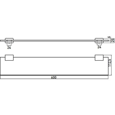 Emco Loft Chrom Wandablage - Ablage Emco Loft Chrom Wandablage - Ablage