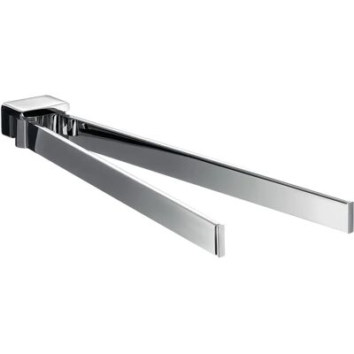 EMCO 055000131 Wall-mounted 2-arm Chrome Towel Rack EMCO 055000131 Wall-mounted 2-arm Chrome Towel Rack