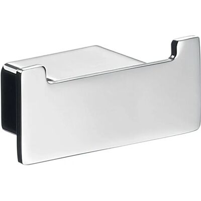 Emco Loft Double Wall Hook for Towels - Wall-Mounted Aluminum Bathroom Accessory Emco Loft Double Wall Hook for Towels - Wall-Mounted Aluminum Bathroom Accessory
