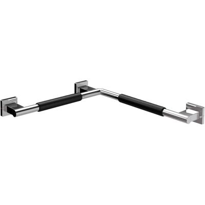 Emco System 2 Eckgriff / Handlauf mit rutschhemmender Ummantelung - Schwarz/Chrom Emco System 2 Eckgriff / Handlauf mit rutschhemmender Ummantelung - Schwarz/Chrom