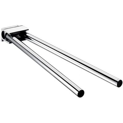 Emco System 2 Handtuchhalter - 2-armig schwenkbar chrom 446mm Emco System 2 Handtuchhalter - 2-armig schwenkbar chrom 446mm