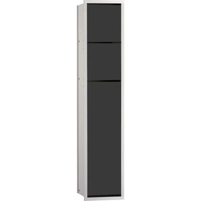 Emco asis 150 Toilet Module - Wall Mount, Aluminium/Black Emco asis 150 Toilet Module - Wall Mount, Aluminium/Black