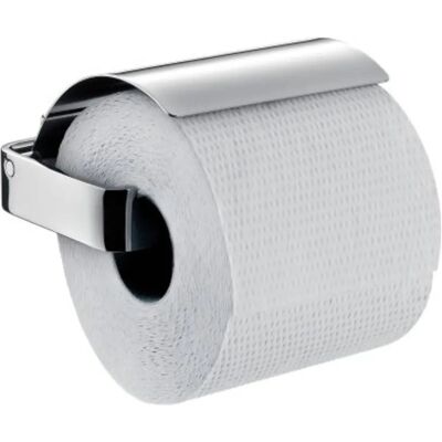 EMCO Wandmontierter Papierhalter aus Edelstahl mit Deckel - Toilettenpapierhalter EMCO Wandmontierter Papierhalter aus Edelstahl mit Deckel - Toilettenpapierhalter