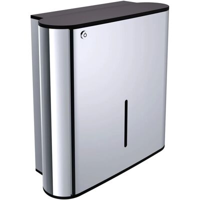 Emco system 2 Papiertuchspender - Abschliessbar - Für 500 Tücher - Metall/Kunststoff Emco system 2 Papiertuchspender - Abschliessbar - Für 500 Tücher - Metall/Kunststoff