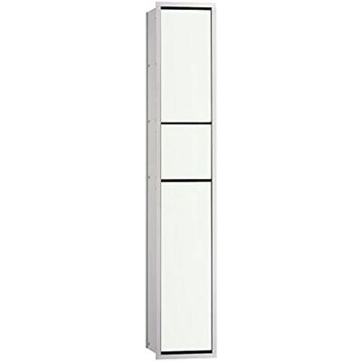 Module de salle de bain encastré Emco Asis 150 - aluminium blanc - Publicité Module de salle de bain encastré Emco Asis 150 - aluminium blanc - Publicité