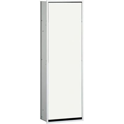 Emco Asis Module 300 Skåp - Aluminium/Vit, Glasdörr Emco Asis Module 300 Skåp - Aluminium/Vit, Glasdörr