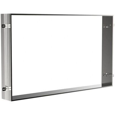 Cadre en aluminium Emco Modèle 989700009 pour armoire à miroir encastrée - 1310x660mm - Publicité Cadre en aluminium Emco Modèle 989700009 pour armoire à miroir encastrée - 1310x660mm - Publicité