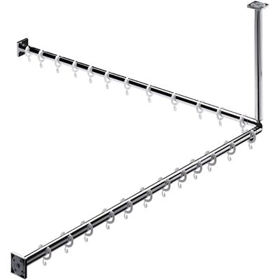 Emco System 2 Duschvorhangstangen-Set 1200 mm - Chrom - 358700123 Emco System 2 Duschvorhangstangen-Set 1200 mm - Chrom - 358700123
