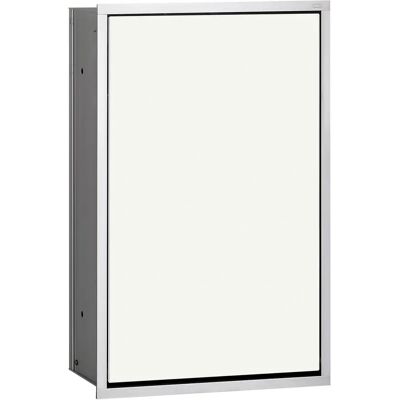 Emco Asis Modul 300 Abfallsammler - Wandmontage, Aluminium/Optiwhite Emco Asis Modul 300 Abfallsammler - Wandmontage, Aluminium/Optiwhite