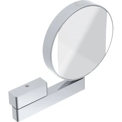 Emco Chrome LED Cosmetic & Shaving Mirror - 3/7x Magnification Emco Chrome LED Cosmetic & Shaving Mirror - 3/7x Magnification