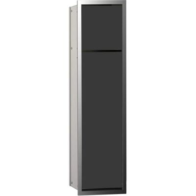 Emco - Module WC encastré - Chrome/Noir Emco - Module WC encastré - Chrome/Noir