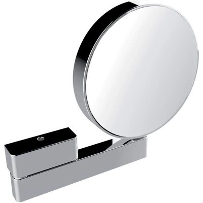 Emco Wall-Mounted Double-Sided Circular Mirror - 3x 7x Magnification - Bathroom Accessory Emco Wall-Mounted Double-Sided Circular Mirror - 3x 7x Magnification - Bathroom Accessory