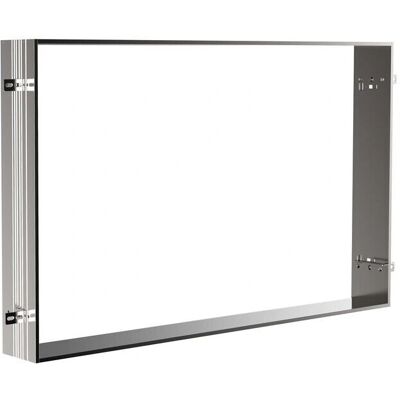 Emco Prime 1200mm Aluminium Einbaurahmen für Spiegelschrank Emco Prime 1200mm Aluminium Einbaurahmen für Spiegelschrank