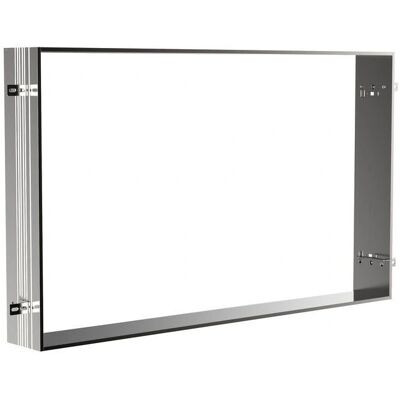 Emco Prime Aluminium Einbaurahmen für 1300mm Lichtspiegelschrank Emco Prime Aluminium Einbaurahmen für 1300mm Lichtspiegelschrank