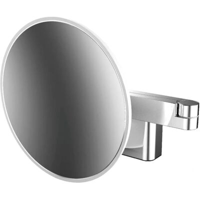 Emco LED Badkamerspiegel - 5x vergroting, dimbaar, rond, muurbevestiging Emco LED Badkamerspiegel - 5x vergroting, dimbaar, rond, muurbevestiging