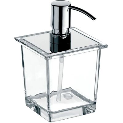 Emco - Modell 182100106 - Wandmontierter Flüssigseifenspender - Kristallglas, Metallpumpe - 365 ml Emco - Modell 182100106 - Wandmontierter Flüssigseifenspender - Kristallglas, Metallpumpe - 365 ml
