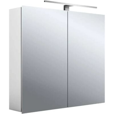 Emco Modelo: 949805051 - Armario con Espejo y LED, Aluminio, 2 Puertas Emco Modelo: 949805051 - Armario con Espejo y LED, Aluminio, 2 Puertas