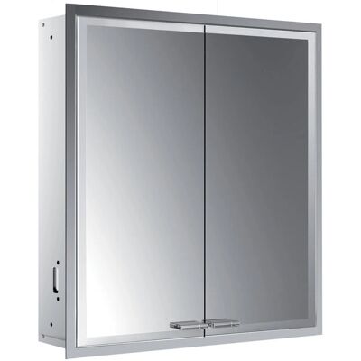 Emco Badezimmer Spiegel-Schrank - 615mm, Aluminium, IP44, LED Emco Badezimmer Spiegel-Schrank - 615mm, Aluminium, IP44, LED