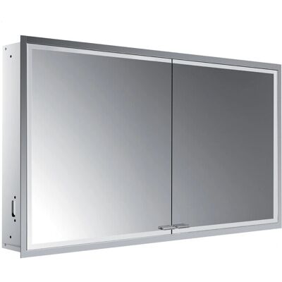 Emco Armoire miroir éclairée - 1215mm - aluminium - Publicité Emco Armoire miroir éclairée - 1215mm - aluminium - Publicité