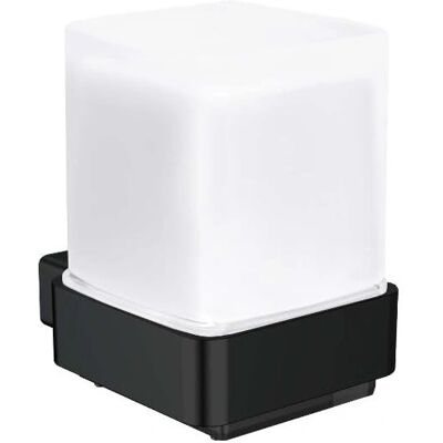 Emco Loft Sensor-Seifenspender - Satiniertes Kristallglas - Schwarz Emco Loft Sensor-Seifenspender - Satiniertes Kristallglas - Schwarz