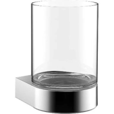 Support en Verre Emco Flow - Cristal Clair, Chrome - Accessoire de Salle de Bain Support en Verre Emco Flow - Cristal Clair, Chrome - Accessoire de Salle de Bain