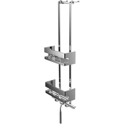 Emco System 2 Badezimmerregal - Chrom - 2 Tiefe Körbe Emco System 2 Badezimmerregal - Chrom - 2 Tiefe Körbe