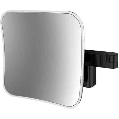 emco LED Spiegel - 5x Vergrößerung - Eckig - Doppelgelenkarm emco LED Spiegel - 5x Vergrößerung - Eckig - Doppelgelenkarm