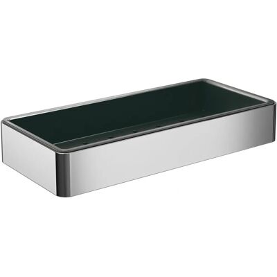 Emco Loft Chrom/Schwarz Badschwammkorb - Badaccessoire Emco Loft Chrom/Schwarz Badschwammkorb - Badaccessoire