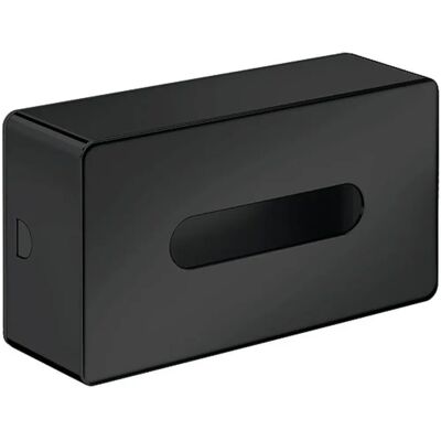 Emco Loft Cosmetic Tissue Box Wall-Mount Chrome Black - Cosmetic Tissue Box Emco Loft Cosmetic Tissue Box Wall-Mount Chrome Black - Cosmetic Tissue Box